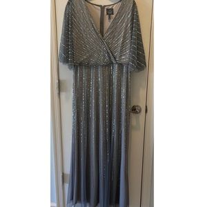 Adrianna Papell Sequin Embellished Gown
